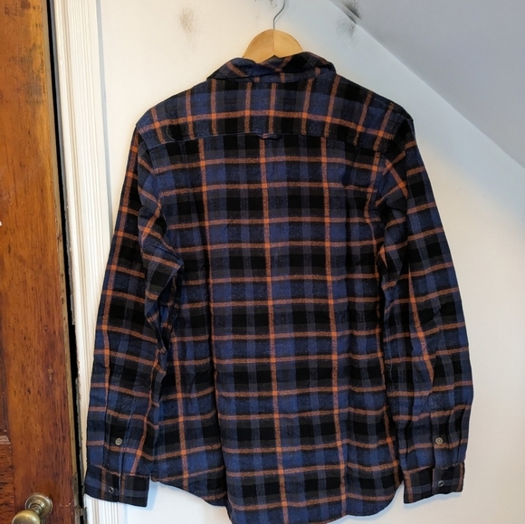 PRANA Women's Golden Canyon Cotton Flannel Button Down Shirt Shacket NEW M - Picture 4 of 7